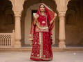 Marwar Maharani – Red Rajputi Poshaak ❤️